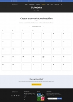 Universal HTML Template For Fitness Screenshot 4