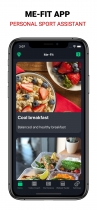 Me-Fit - Sport Assistant iOS Template Screenshot 1