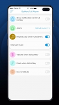 Battery Full Alarm - Android Source Code Screenshot 4