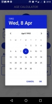 Age Calculator - Android Studio Code Screenshot 2