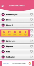Super Ringtones - Android Source Code Screenshot 3