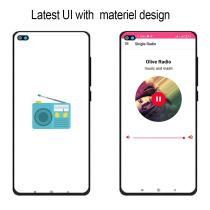 Single Radio Android Template  Screenshot 1