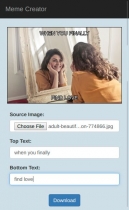 Meme Creator - Javascript Web Application Screenshot 3
