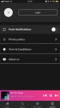 Music Streaming Android And iOS App Template Screenshot 9