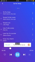 Music Streaming Android And iOS App Template Screenshot 13