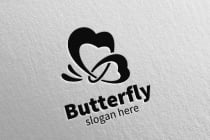 Butterfly Logo With 3D Concept Screenshot 5