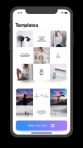 Insta Grid - Full iOS App Template Screenshot 1