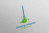 Cleaning Service Logo With Eco Friendly Screenshot 1