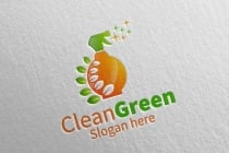 Cleaning Service Logo with Eco Friendly 22 Screenshot 2