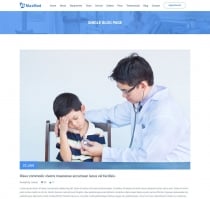 MaxMed Hospital Landing Page Template Screenshot 5