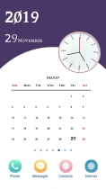 Ultimate Live Calendar Wallpaper Android Template Screenshot 2