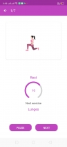 Fitsio - Android Fitness Workout App Screenshot 6