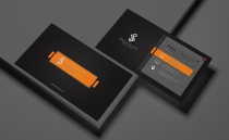 Ribbon Business Card Template Screenshot 5