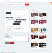 Youtube Tags Generator PHP Script Screenshot 3