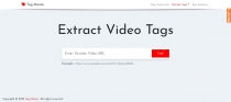 Youtube Tags Generator PHP Script Screenshot 5