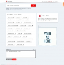 Youtube Tags Generator PHP Script Screenshot 10