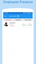Online Attendance - Android Source Code Screenshot 1
