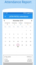 Online Attendance - Android Source Code Screenshot 2