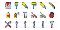 Hardware Tools Icons Set  Screenshot 1