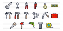 Hardware Tools Icons Set  Screenshot 2