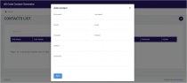 QR Code Contact Generator PHP Script Screenshot 2