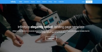 Infinity - Landing Page Template Screenshot 1