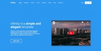 Infinity - Landing Page Template Screenshot 4