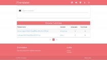 Jtranslater - Ultimate Subtitle Translater PHP Screenshot 3