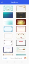 Certificate Maker - Android App Template Screenshot 3