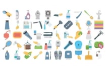 Washroom Equipment Color Vector Icon Screenshot 2