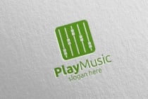 Recording Studio Music Logo with Play Concept Screenshot 2