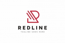 Red Line R Letter Logo Screenshot 1