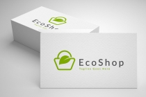 Eco Shop Logo Template Screenshot 1