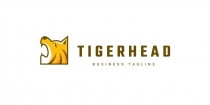 Brave Tiger Head Logo Template Screenshot 2