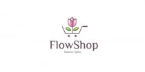 Beauty Flower Shop Logo Template Screenshot 1