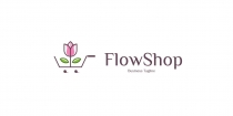 Beauty Flower Shop Logo Template Screenshot 2