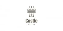 Castle Coffee Logo Template Screenshot 1