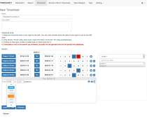 Monthly Timesheet PHP Script Screenshot 1