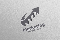 Marketing Financial Advisor Logo Design Template  Screenshot 3