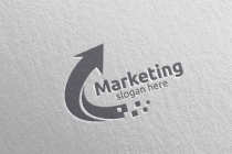 Marketing Financial Advisor Logo Design Screenshot 3