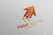 Digital Marketing Financial Advisor Logo Design Screenshot 1