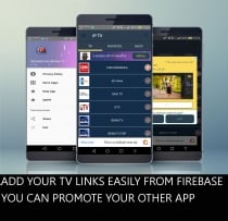 Android IP TV App With Firebase Screenshot 1