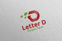 Letter D For Digital Marketing Financial Logo Screenshot 2