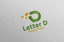 Letter D For Digital Marketing Financial Logo Screenshot 4