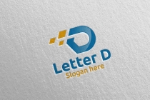 Letter D For Digital Marketing Financial Logo Screenshot 5