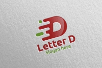 Letter D For Digital Marketing Financial Logo Screenshot 2