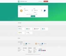 CryptoExchanger - E-Currency Exchange PHP Script Screenshot 1