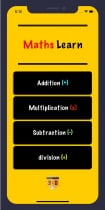 Math Learner For Kids iOS App OBJ C Screenshot 1