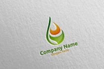 Water Drop Vector Logo Design Screenshot 2