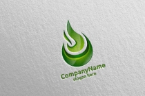 3D Fire Flame Element Logo Design Screenshot 1